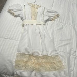 Heirloom type flower girl dress